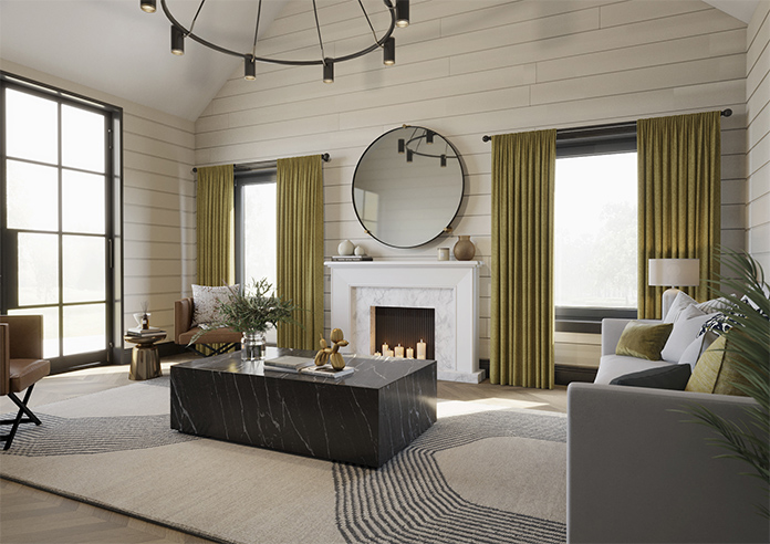 Harris, Antique Gold - Made to Measure Curtains - Image 7